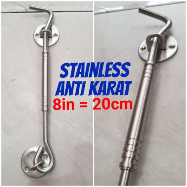 Haakngin / cantolan jendela stainless ANTI KARAT