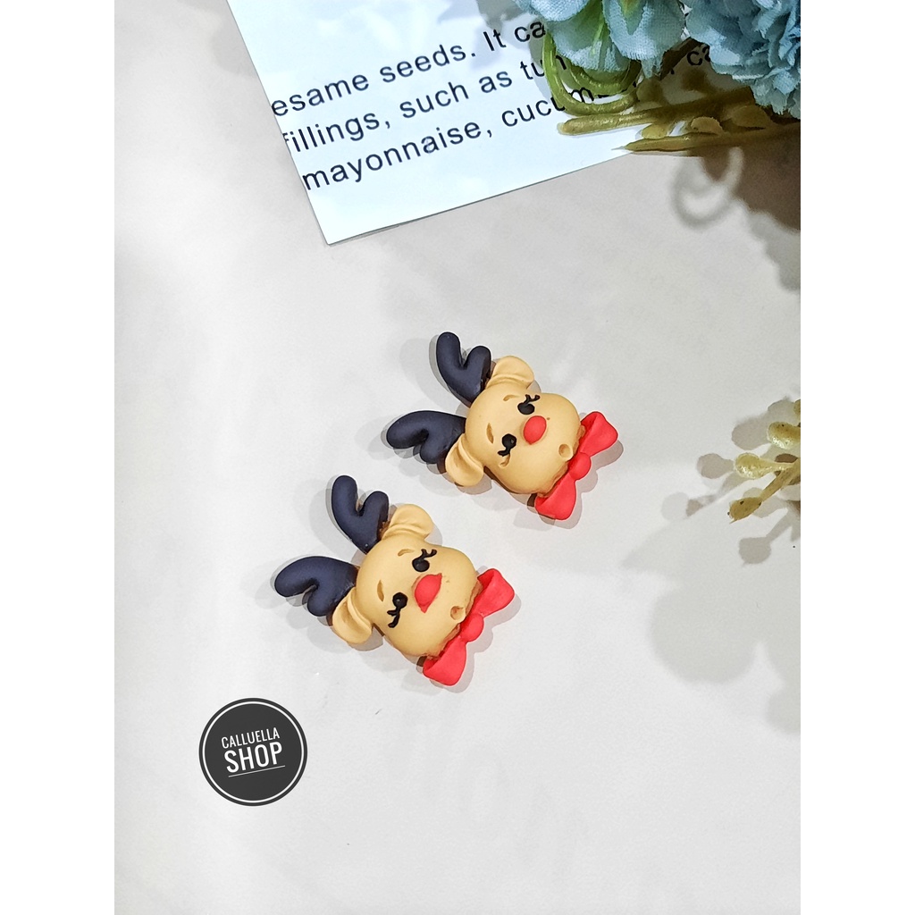 RESIN CLAY TEMPEL MIX MOTIF DAN WARNA MANIK PAREL CINCIN | BAHAN CRAFT CLAY GELANG BROS KALUNG STRAP MASK MASKER PAREL MANIK CRAFT KERAJINAN LUMAJANG FASHION-Clay chrstms rusa 1