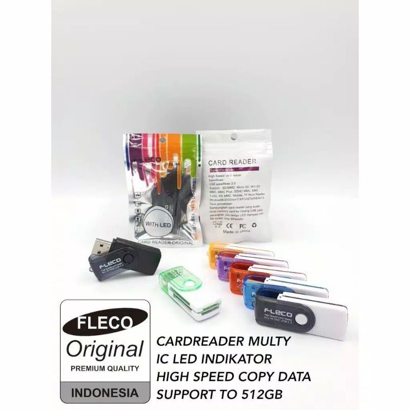 CARD READER FLECO MULTI PUTAR CARDREADER MULTI FLECO