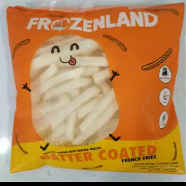

Kentang frozenland batter coster berat 500 gram