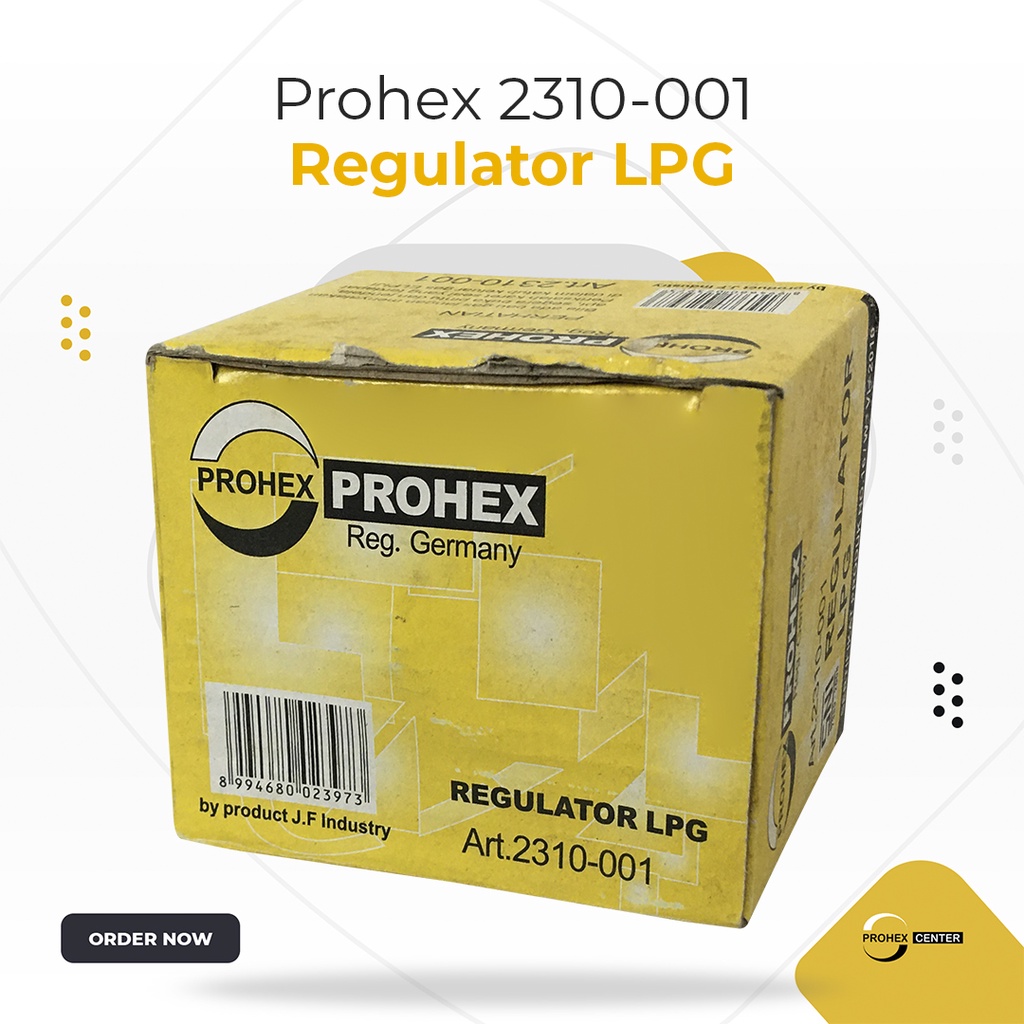 HASSTON PROHEX 2310-001 Regulator Kompor Gas LPG Reg GERMANY SNI