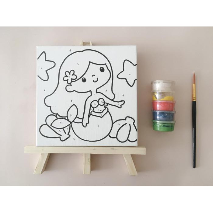 

Art / Mermaid / Paint By Number / Cat Lukis Anak