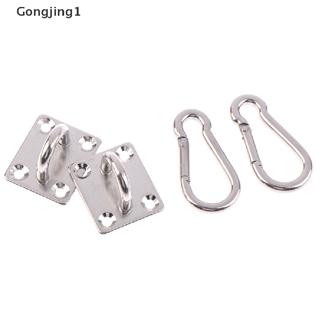 Gongjing1 2 Set Kait Bentuk U Multifungsi Bahan Stainless Steel