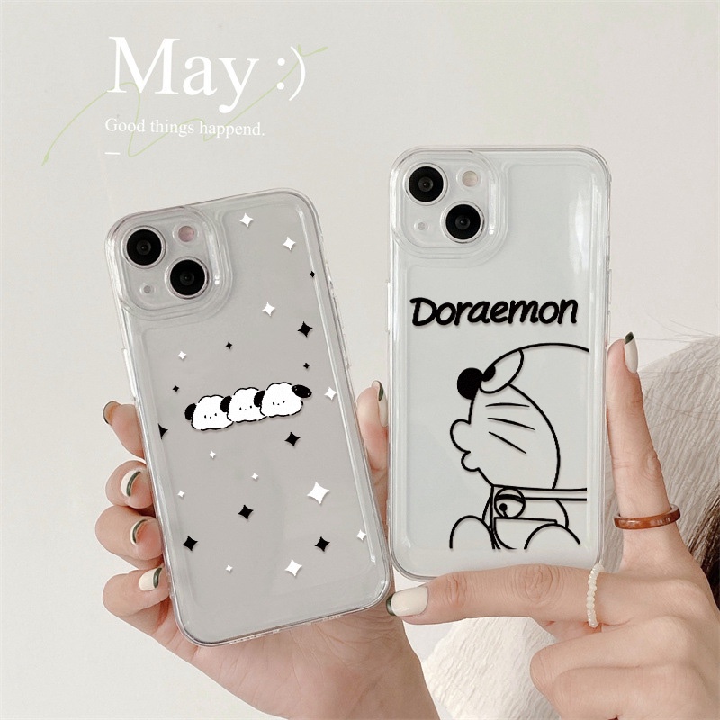 Case Bahan Akrilik TPU Transparan Tahan Banting Untuk iPhone 11 Pro Max 13 Pro 12 Pro XS Max XR X 8 Plus 7 Plus SE 2020 2022