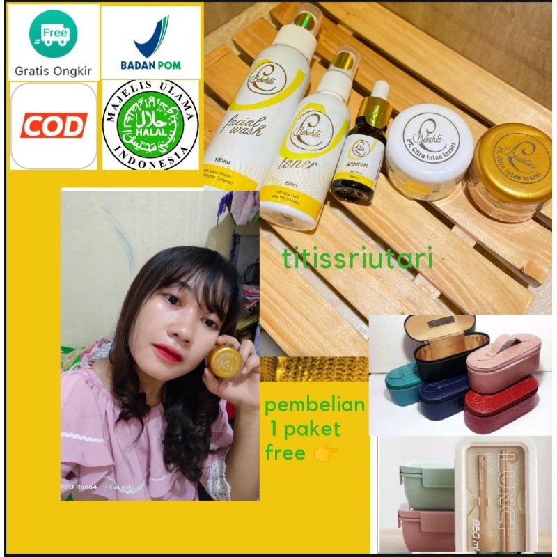 Bebwhaitec / BBC / Bebwhitec  skrincere / bbc Original / bbc glow /bbc acne/ perawatan wajah