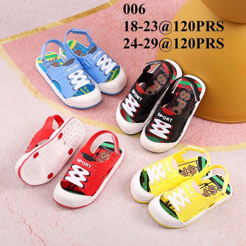 Sandal Karet Anak Balita 006 R1 Import Sendal Keren Anak Cewek Cowok SDLSA