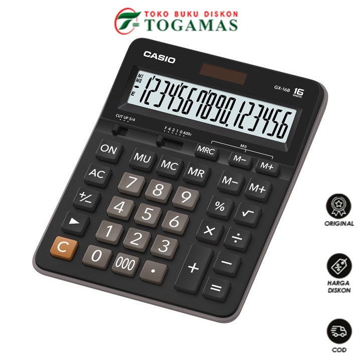 

READY !! KALKULATOR CALCULATOR GX-16B CASIO