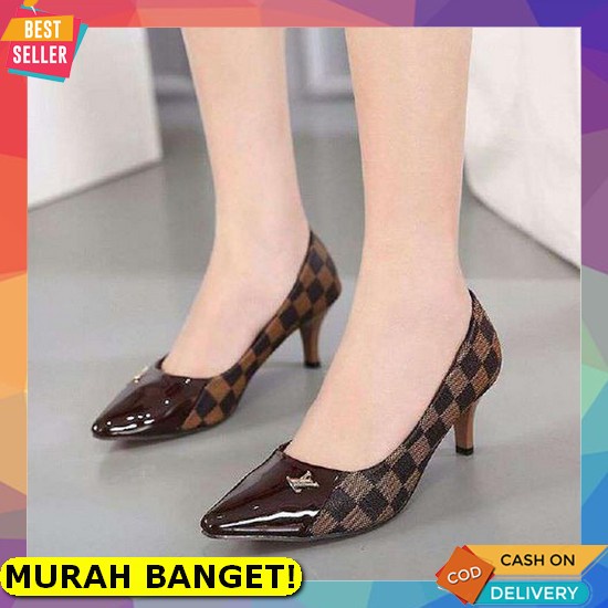 Cod Sepat Simoncelli Heels Taliterbaru Sepatu Heels Kerja Kuliah Pesta Wanita Import Terkini Terhits