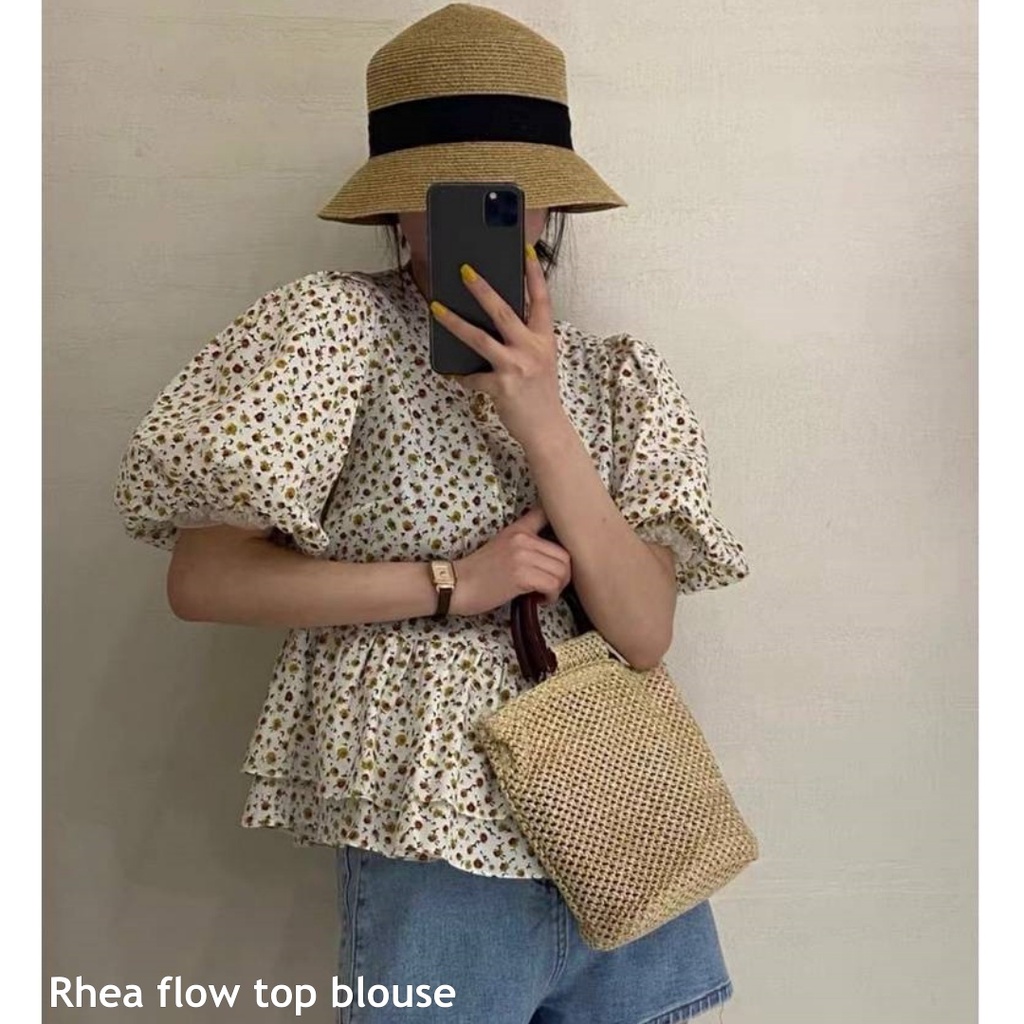 Rhea flow top blouse - Thejanclothes