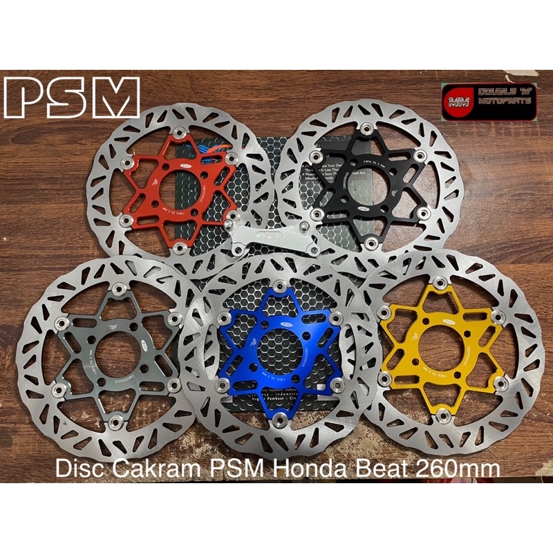Disk Piringan Cakram PSM Honda Beat 260mm Disc Cakram PSM
