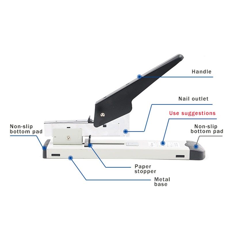 120 Pages Stapler Besar Heavy Duty Stapler Alat Strapler Heavy Duty Office Hekter Untuk Kertas Tebal