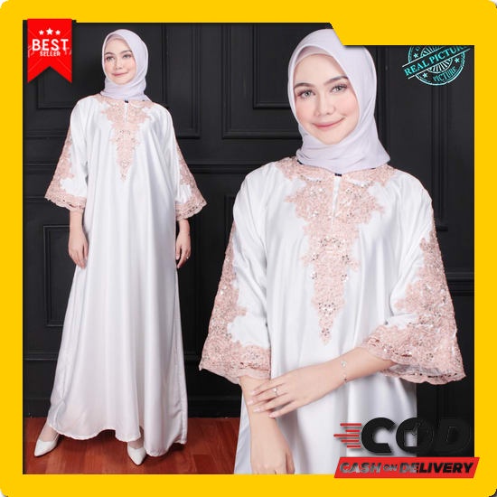 Kaftan Felisia Kaftan Model Kekinian Kaftan Model Terbaru Dress Muslimah Hopylovy - Kaftan Wanita Ba