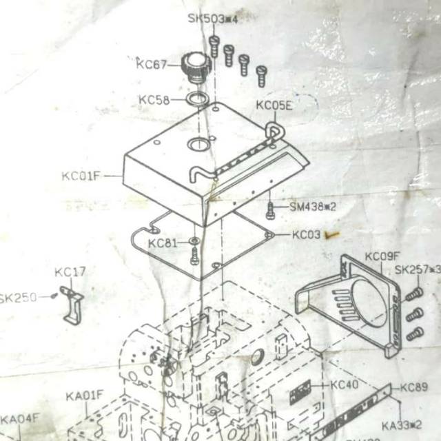 KC67 + KC58 Original Siruba - Kaca Oil dan Seal O Ring