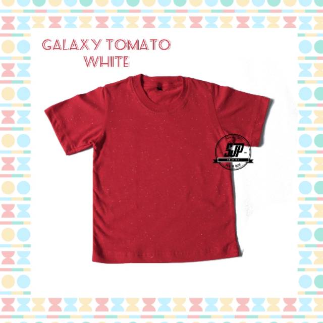 Kaos Polos Anak Lengan Pendek Cotton Galaxy by My Jivi