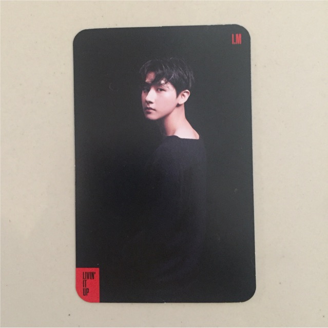 monsta x photocard pc i.m im changkyun livin it up japan jepang album
