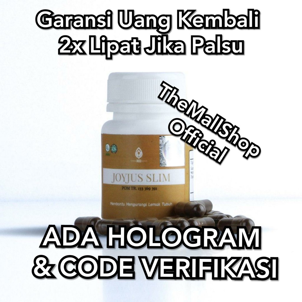 JOYJUS SLIM CAPSULE 45 Kapsul Berhologram | Capsul Joy Jus BAB Lancar Asli Original Official