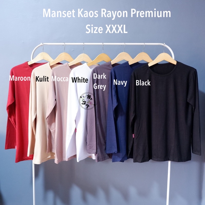 MANSET KAOS OBLONG PREMIUM Size XXXL