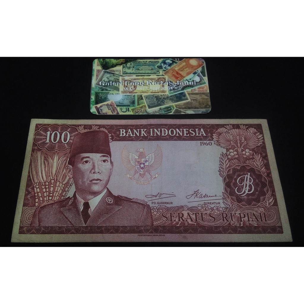 Gambar Uang 100 Rupiah Kertas Jaman Dulu - Ratulangi