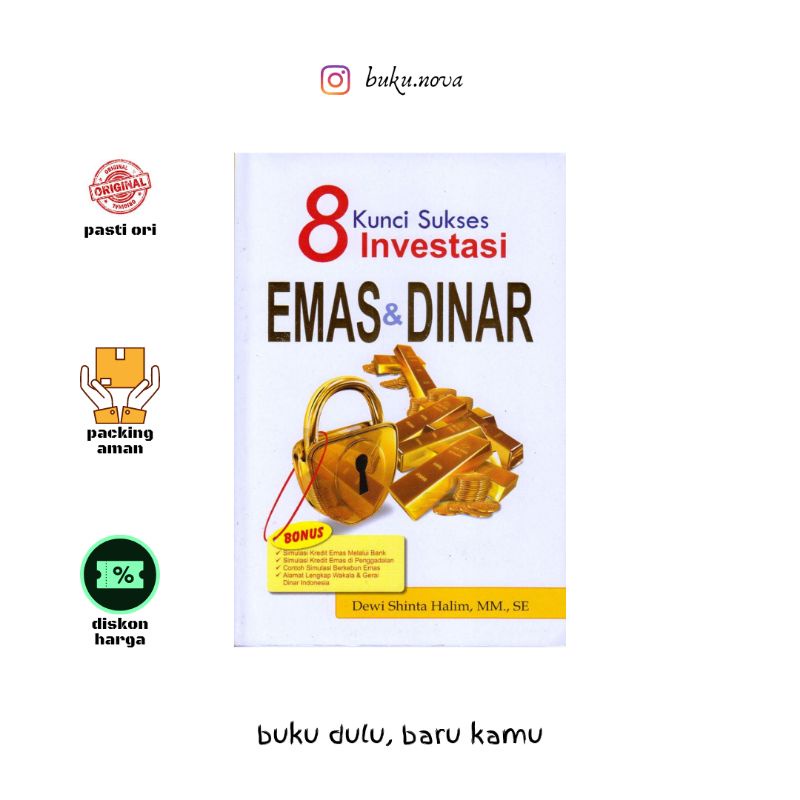 Buku 8 Kunci Sukses Investasi Emas dan Dinar