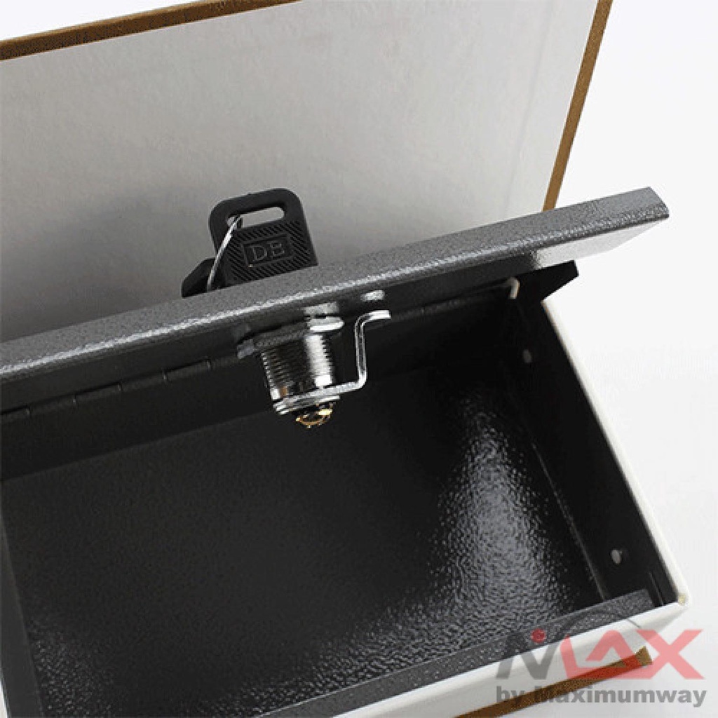Kotak Safety Box penyimpanan RAHASIA perhiasan atau uang bentuk buku kamus tebal cashbox cash box organizer perhiasan kotak uang celegan hidden Safe Deposit Box Cash Box Brankas CashBox Kotak uang kotak perhiasan imitasi gelang cincin kalung emas