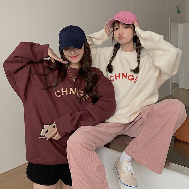 Sweater Oversize Wanita CHNGE XXL LD 130