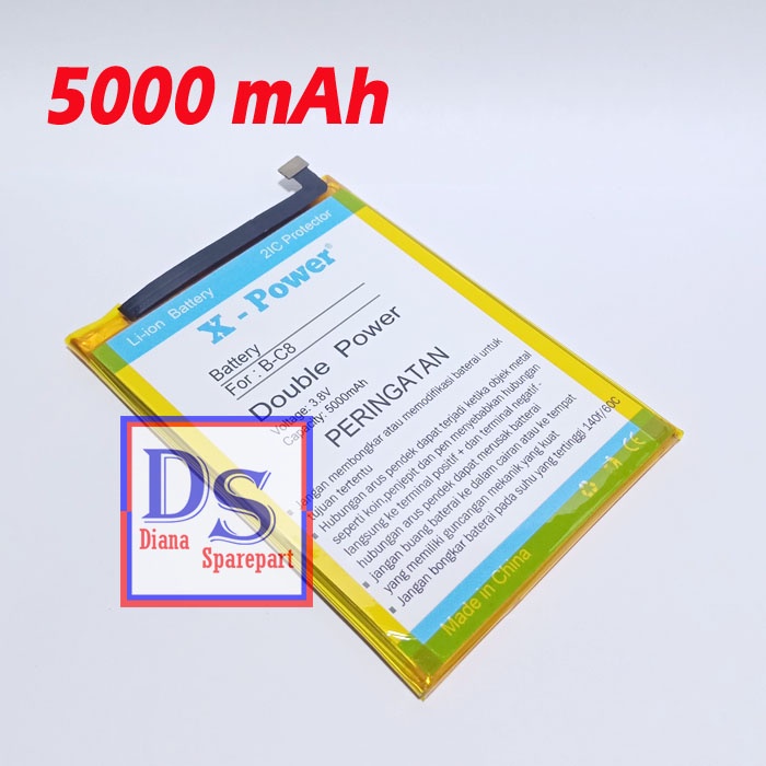 Baterai Vivo Y69 1714 BC8 B-C8 Batu Batre Battery Tanam Double Power