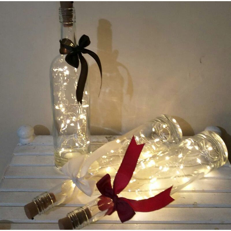 lampu led cork shape 2 meter 20 led lampu hiasan