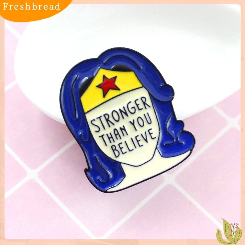 [Fresh] Bros Pin Kerah Motif Kepala Enamel untuk Pria / Wanita