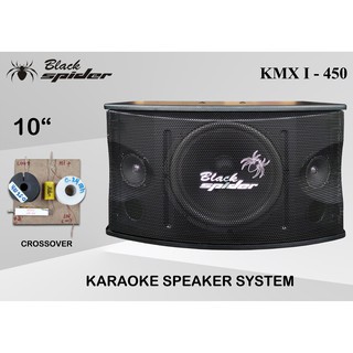 KARAOKE SPEAKER 10 IN PASIF BLACKSPIDER BS KMX I 450