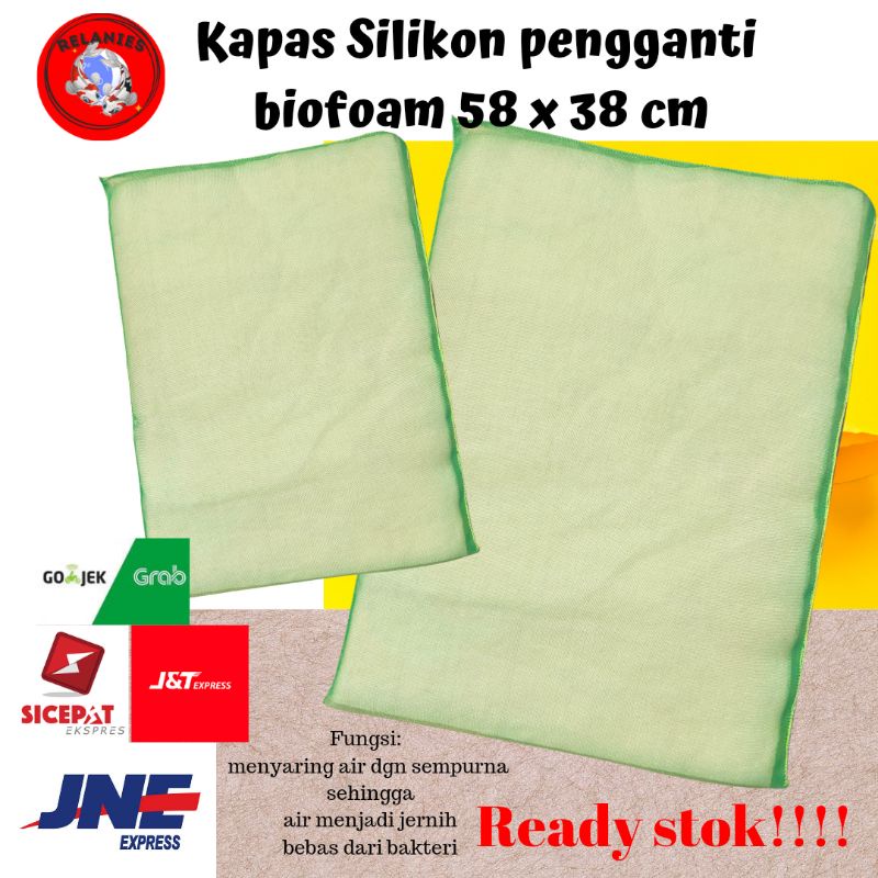 BUSA SILIKON PENGGANTI BIOFOAM ATAU JAPMAT MEDIA FILTER KOLAM KOI