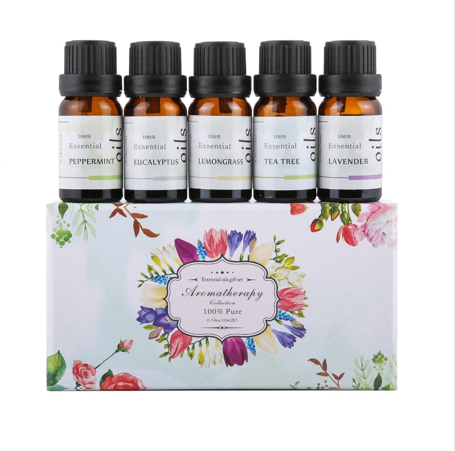 Firstsun Set Pure Essential Fragrance Oils Aromatherapy Diffusers 10ml