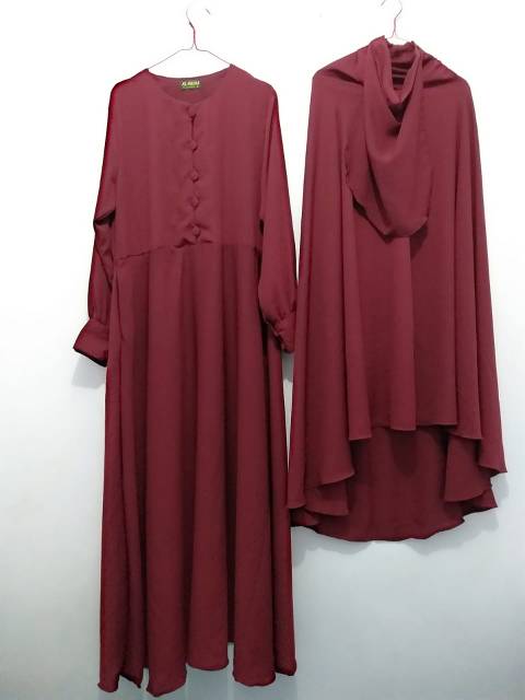 Gamis syar&quot;i basic set by resvy_collection