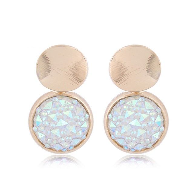 LRC Anting Tusuk Fashion Diamond Stud Earrings A5768X
