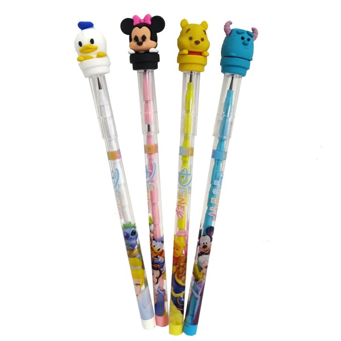 

Promo 4 Pcs Pensil Disney Pensil Cabut Disney / Pensil Karakter Gilaa!!!