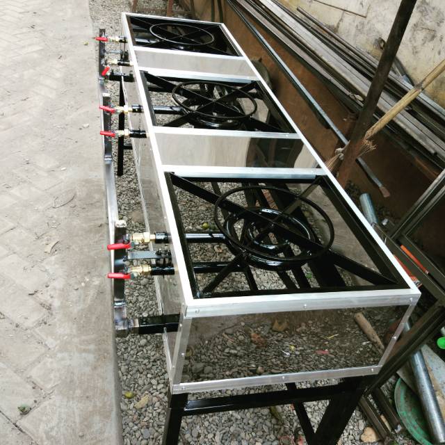 Kompor martabak manis 3 tungku