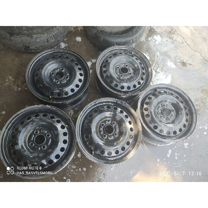 velg kaleng besi oem Original Honda R15 pcd 4x100 Lobang 4 Bisa Beli per 1 pcs velg