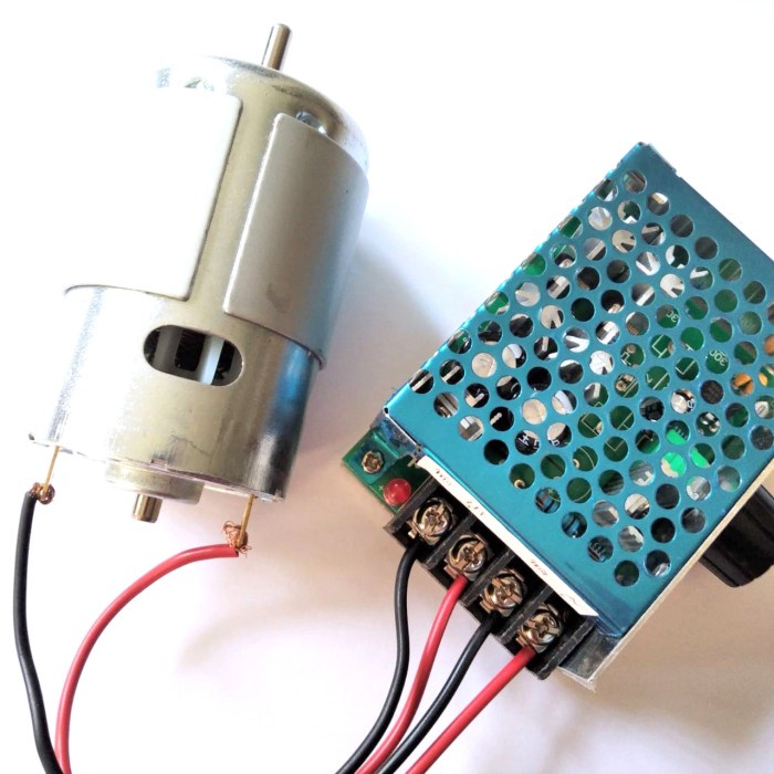 Paket Dinamo Motor 895 Plus Dimmer DC 20A BOX