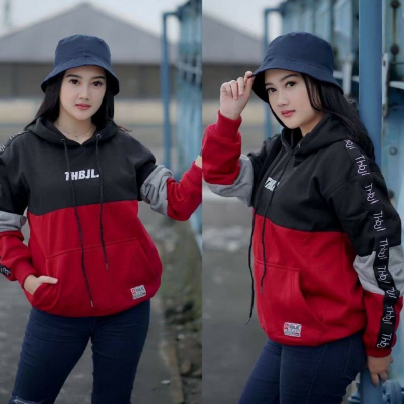 Hoodie Distro Thebojiel Kombinasi  Warna - Sweater Pria Wanita High Quality