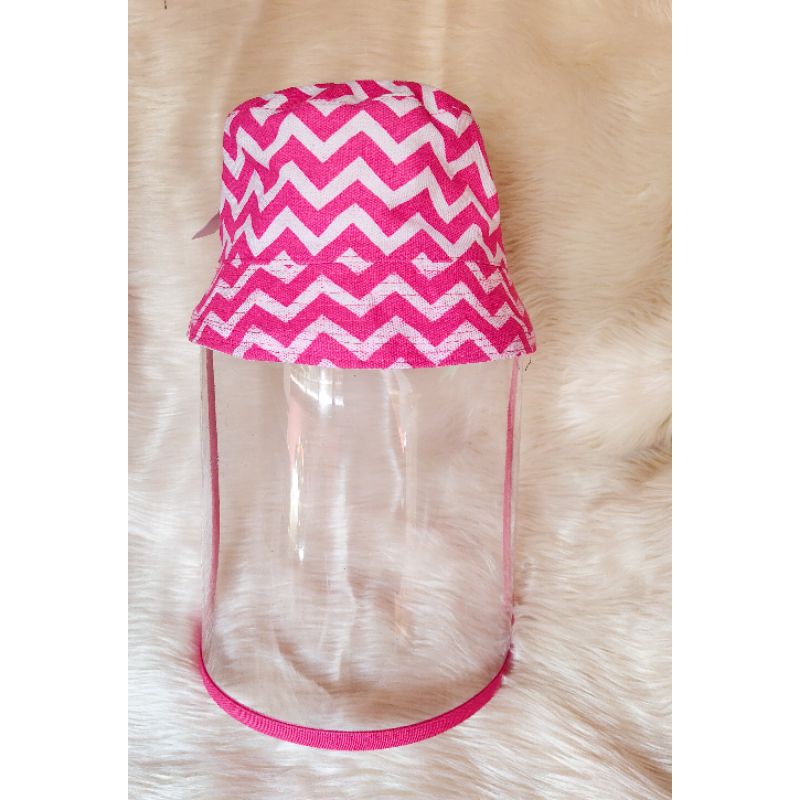 topi anak anti corona bucket hat anak topi bayi anti corona topi faceshield-23