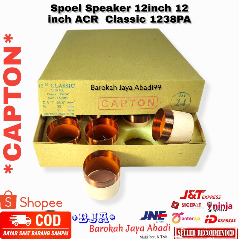 Spoel spul spol spool speaker 12inch 12 inch ACR  Classic 1238PA