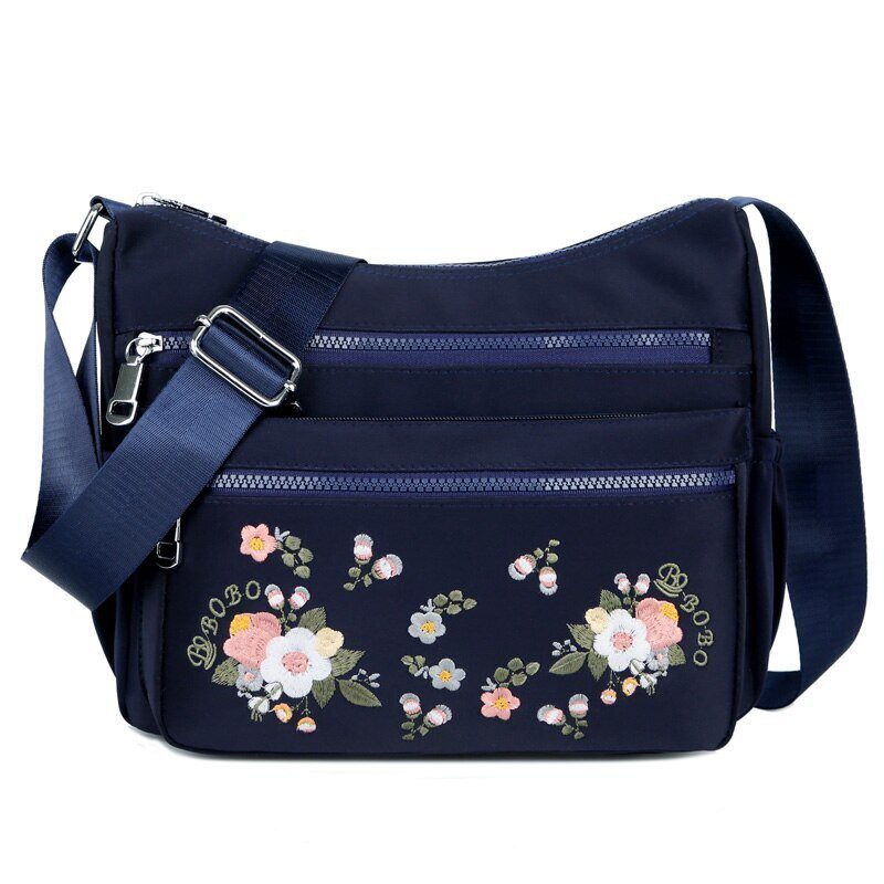 Hot Sale 10.10 Tas Wanita Tas Selempang Fashion Wanita Korean Bordir Bunga Flowers