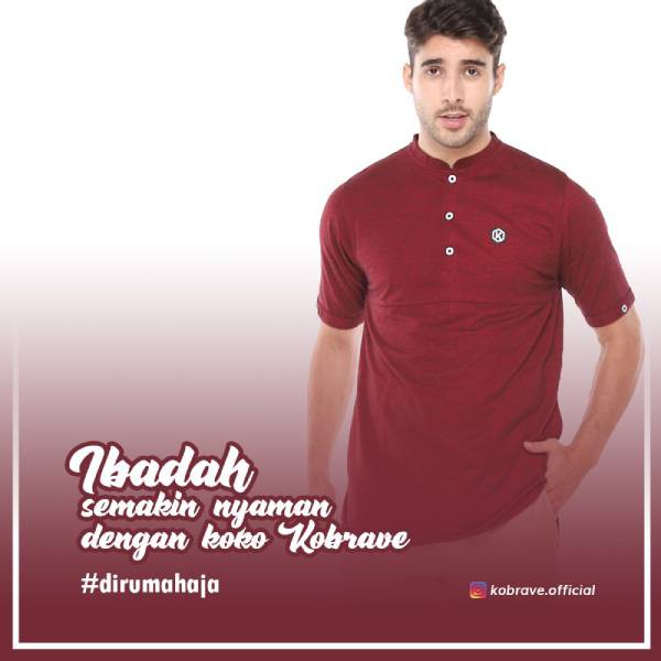 Baju Koko Pria Koko Abidzar Series KOBRAVE Busana Muslim Pria Promo COD