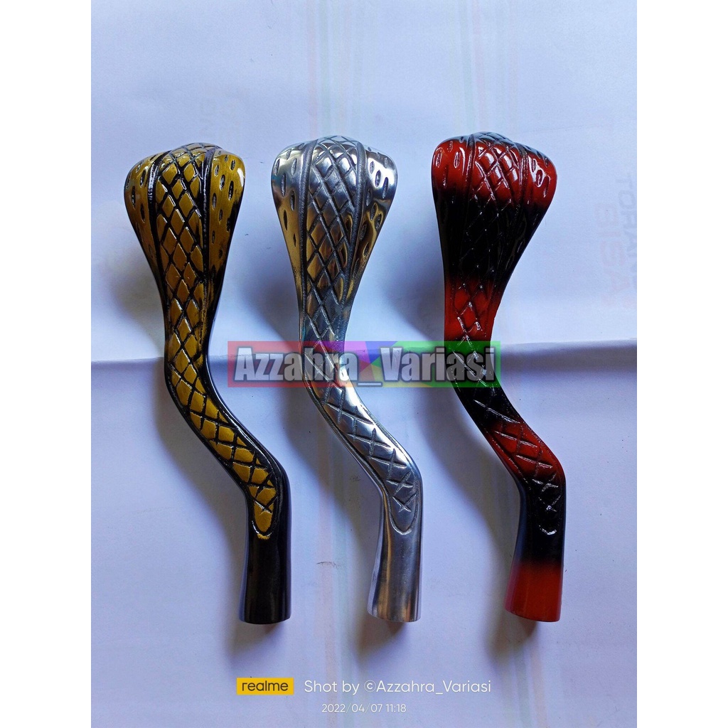 Tongkat Persneling Mobil dan truk variasi / Shift Knob/ Tuas Gigi manual mobil dan truk Motif Cobra 