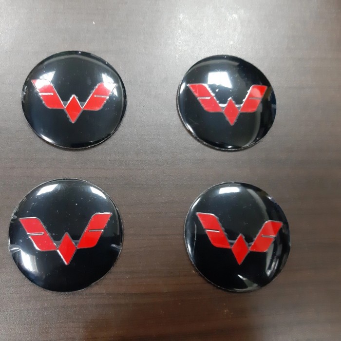 Stiker dop velg mobil Wuling stiker logo dop velg