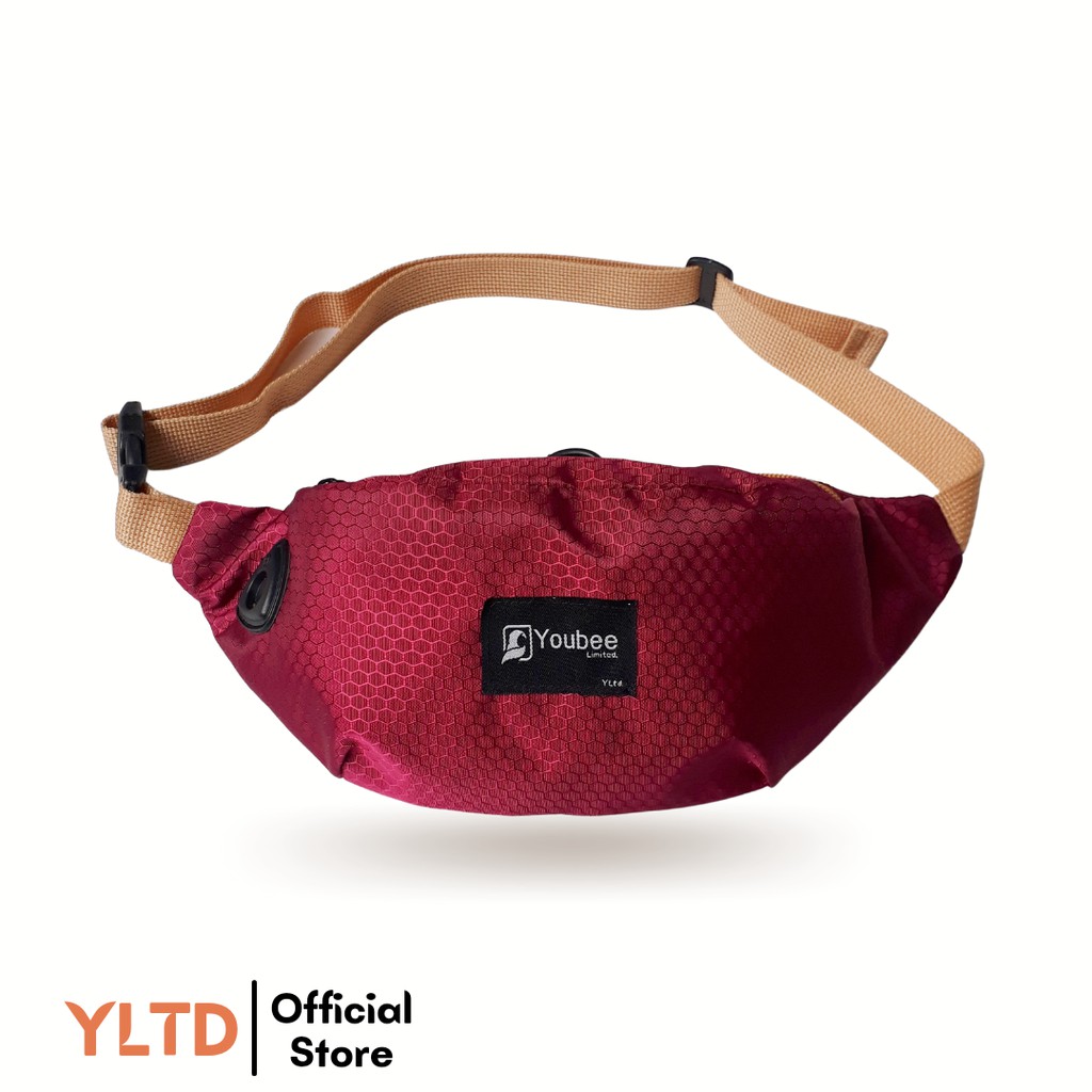 Rancis Jaya - Waistbag Mini YLTD Original | Tas Selempang Mini Bahan Motif Tawon Pria Wanita