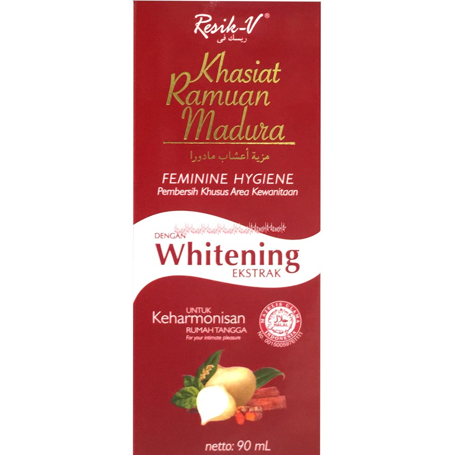 Resik V Ramuan madura merah Pembersih wanita Whitening Resik-V isi 90ml