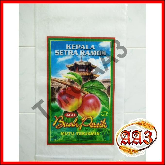*#*#*#*#] tokokarungaa3 Karung beras laminasi merek Buah Persik 20kg