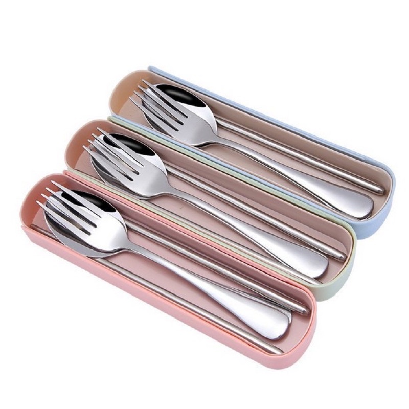 Alat Set Makan Stainless 4in1