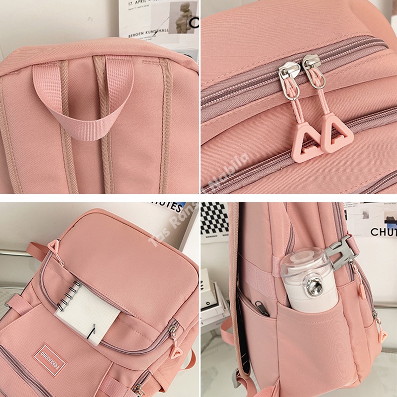 Tas Sekolah Anak Perempuan SD SMP SMA Ransel Wanita Premium Backpack Besar