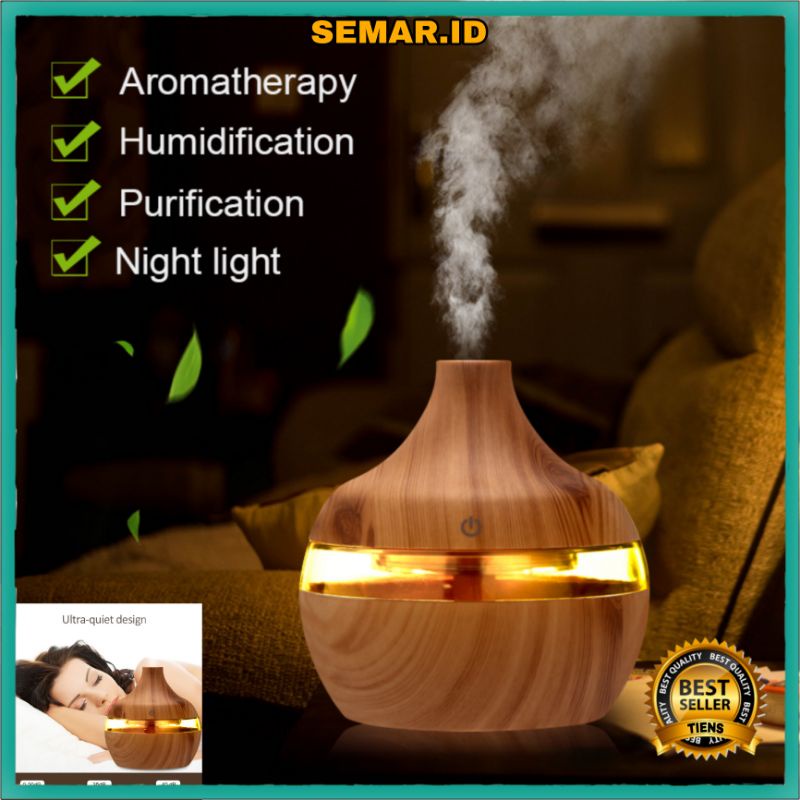 Air Humidifier Ultrasonic Aromatherapy Oil Diffuser 300ml